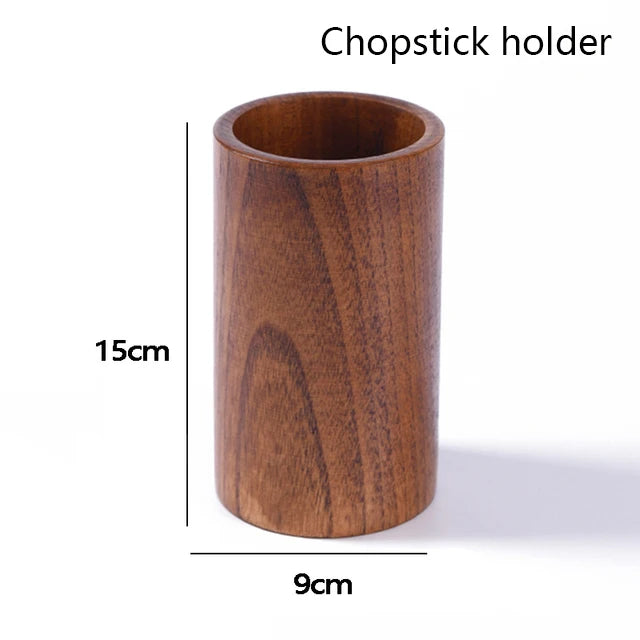 Cuchara de cocina de teca Natural, espátula de madera, juego de utensilios antiadherentes para cocinar con ganchos colgantes, herramienta de utensilios de cocina
