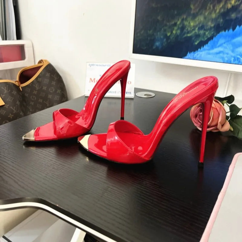 Sandalias de Tacón Alto y Punta Abierta para Mujer, Verano 2026, Super Elegantes y Cómodas