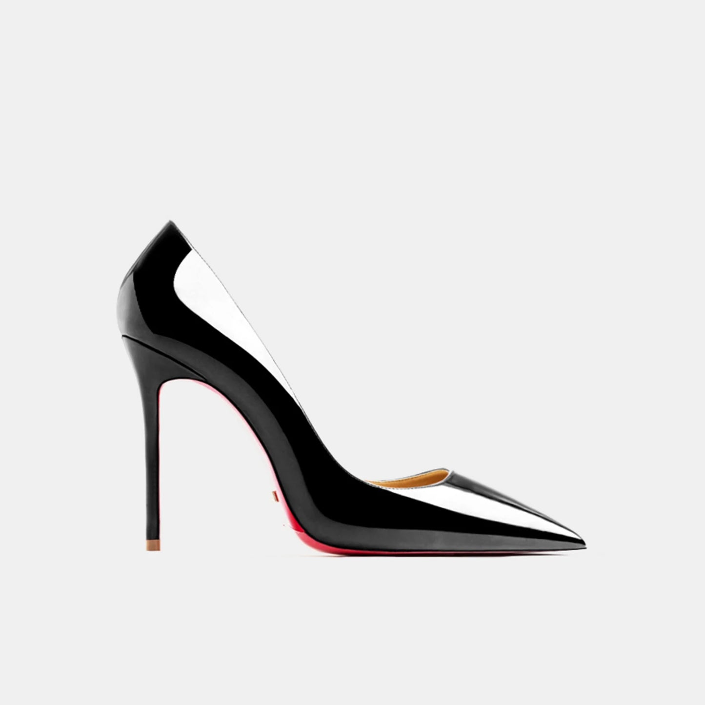Zapatos de mujer 2025, marca de lujo, zapatos de tacón con suela roja, fondo rojo, puntiagudos, tacones altos de diseñador, zapatos elegantes de fiesta a la moda para mujer, 12cm