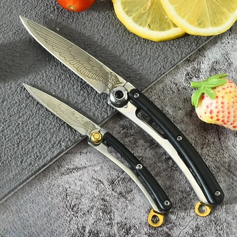 Cuchillo de fruta para el hogar, cuchillo pelador, cuchillo plegable, Mini cuchillo, cuchillo de regalo, cuchillo de cocina, cuchillo portátil