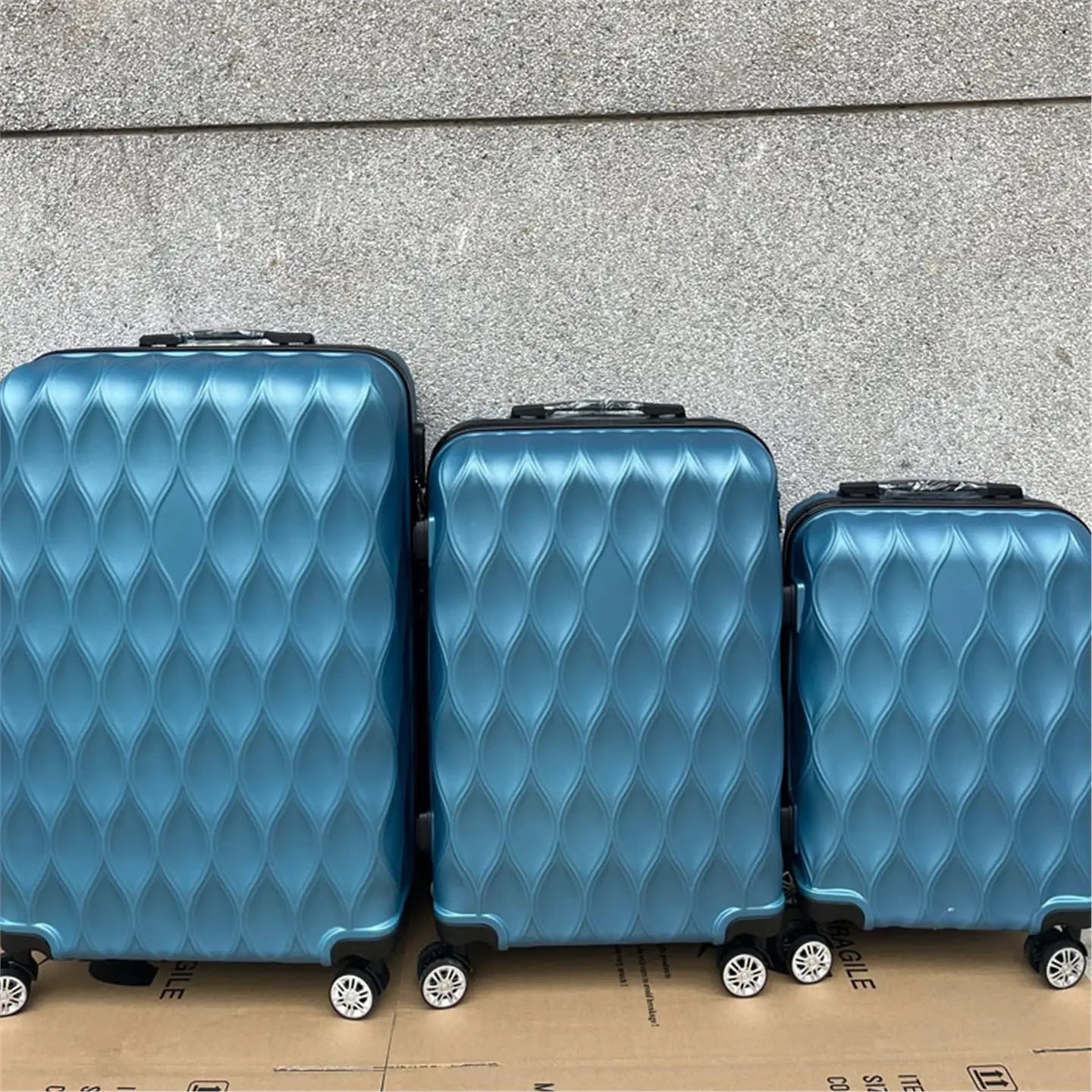 Juego de Maletas de Viaje de Cuatro Piezas con Ruedas Universales ABS, Juego de Maletas de Mano para Viajes y Viajes de Negocios en Tamaños de 14, 20, 24 y 28 Pulgadas