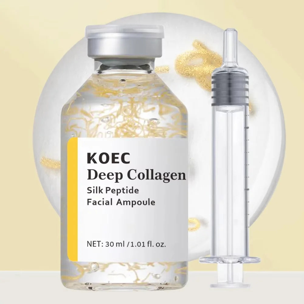 Ampolla Intensiva de Péptidos para Lifting Facial, Colágeno Profundo, Sérum Hidratante Reafirmante, Piel de Cristal, Hidratación y Reafirmación, Cuidado Facial Coreano