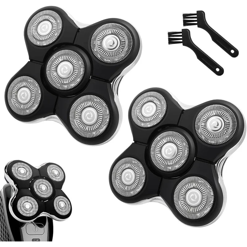 1/2/3 cabezales de repuesto para afeitadora compatibles con Balder XR7000/XR1500/XR5, modelo de afeitadora eléctrica para hombres calvos