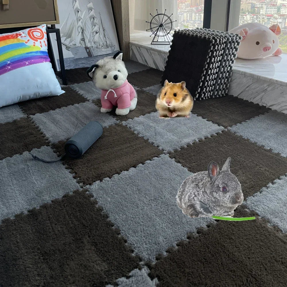 Forro para jaula de conejillo de indias, estera de cama antideslizante impermeable, almohadilla altamente absorbente para orinar, artículos para mascotas pequeñas, 4/10 piezas