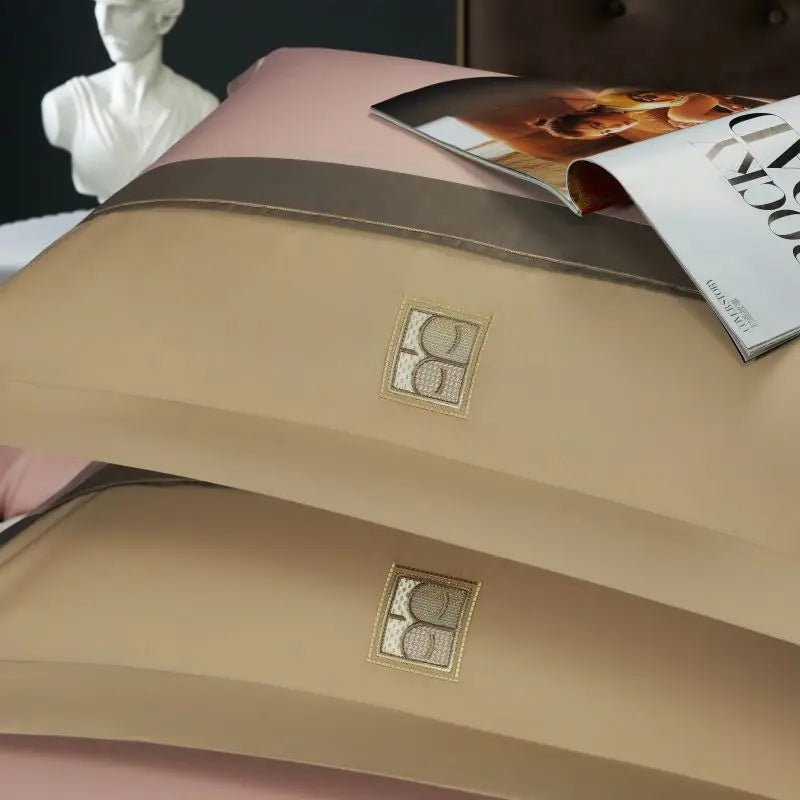 Juego de Ropa de Cama de Lujo de 4/7 Piezas, 1000 Hilos, Algodón Egipcio, Bordado, Tamaño Queen/King, Incluye Funda Nórdica, Sábana/Sábana Ajustable y Fundas de Almohada