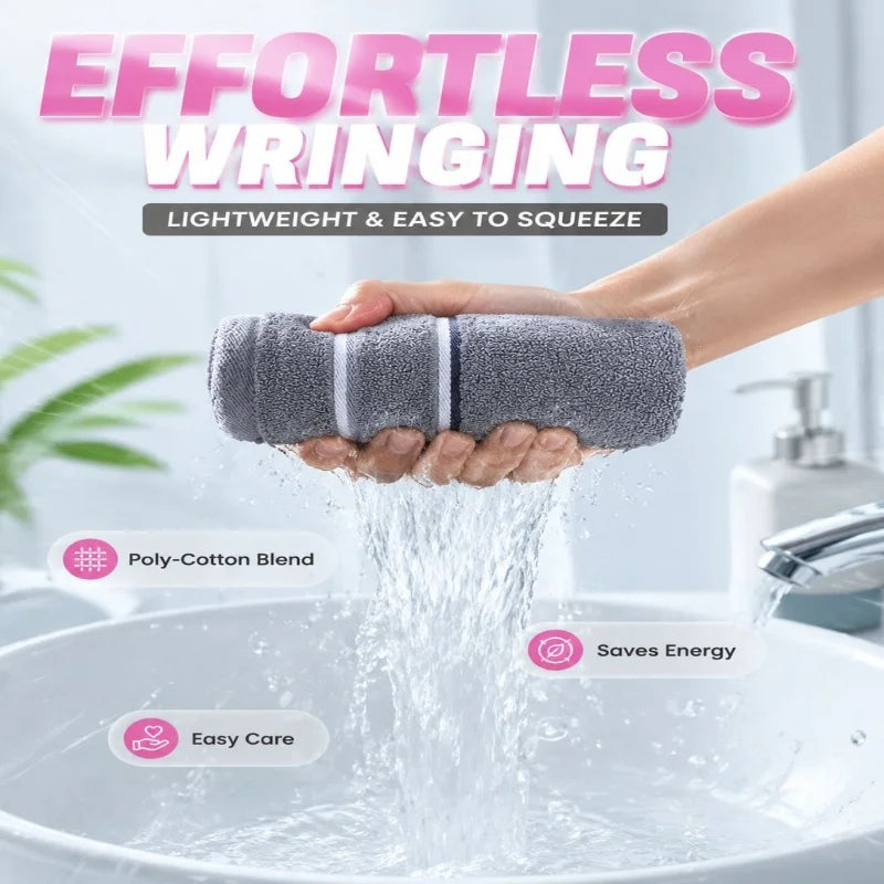 Toalla de Algodón para Baño, Toalla de Mano Suave de Secado Rápido, Toalla Facial Gruesa para Baño, Gimnasio, Spa, Adultos, Hotel, Viajes, Estudiantes