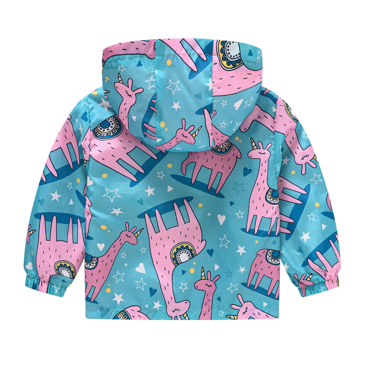 Chaqueta impermeable con capucha para niños y niñas, cortavientos con cremallera y estampado de dinosaurio de dibujos animados, a la moda, novedad