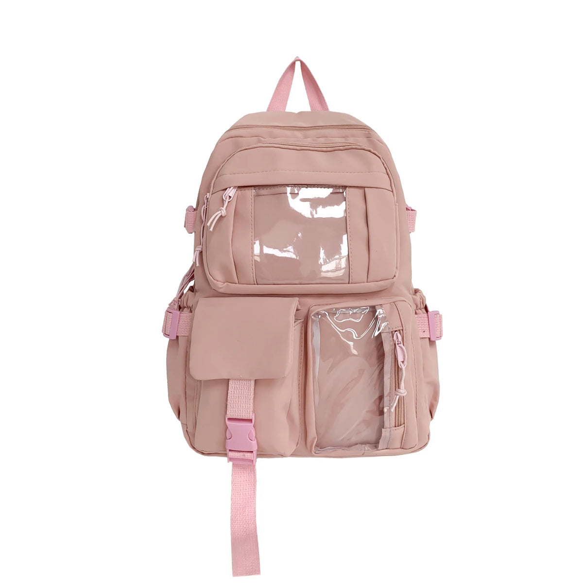 Nueva Mochila de Nailon Linda y Práctica para Niñas, Estudiantes y Mujeres, Mochila Escolar con Múltiples Bolsillos