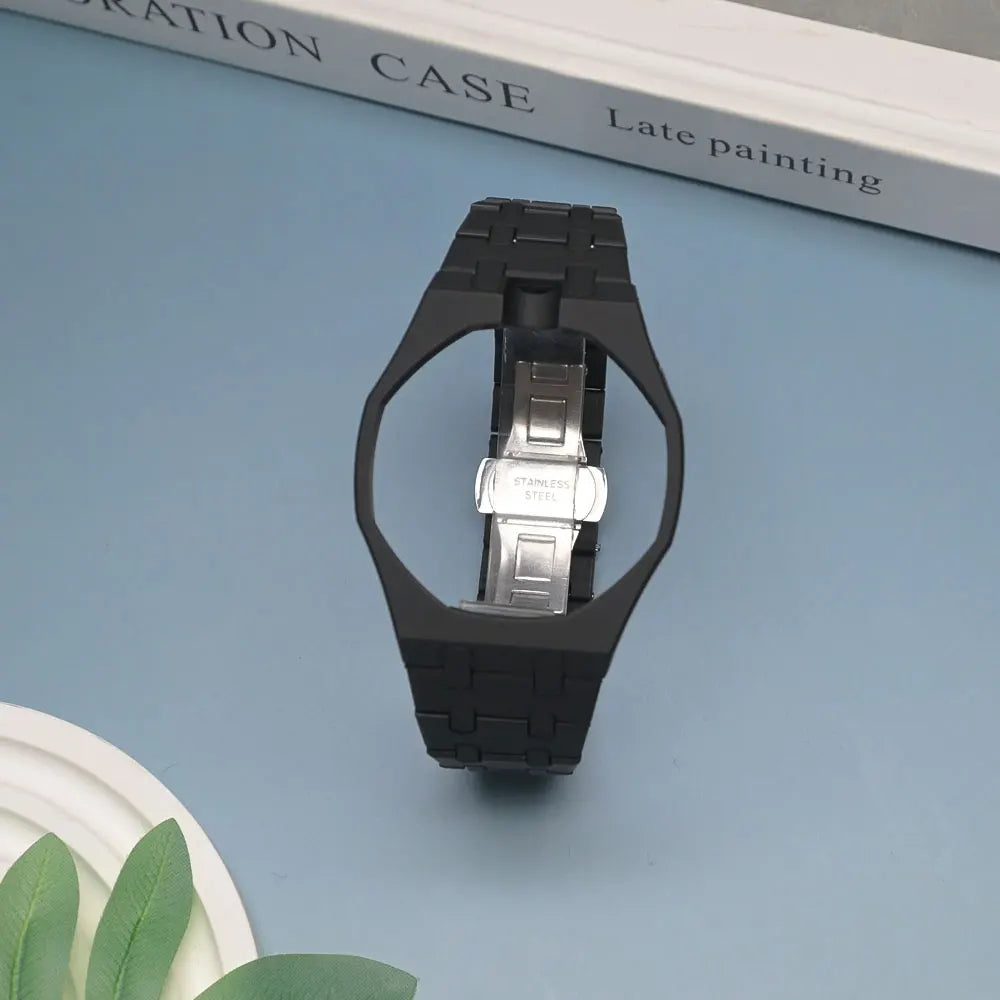 Kit de Modificación de Plástico de Lujo para Reloj Swatch X AP Royal POP, Caja de Reloj Ecológica, Correa de Reloj, Accesorio de Conversión de Reloj de Bolsillo