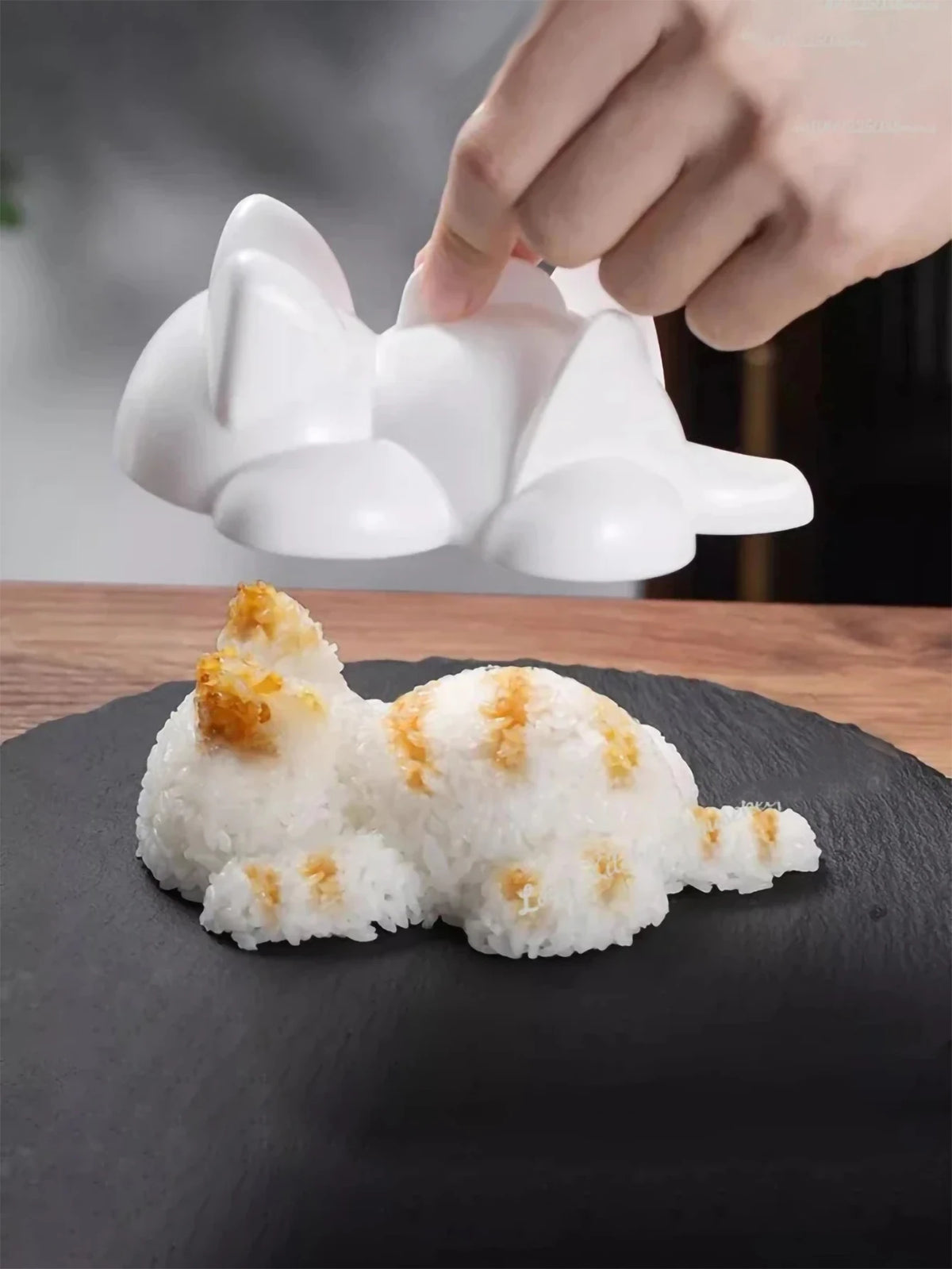 Lindas herramientas para sushi, moldes para Onigiri, forma de gato y animal, Sushi para niños, puré de arroz, puré de patatas, calabaza, suministros para hornear, utensilios de cocina