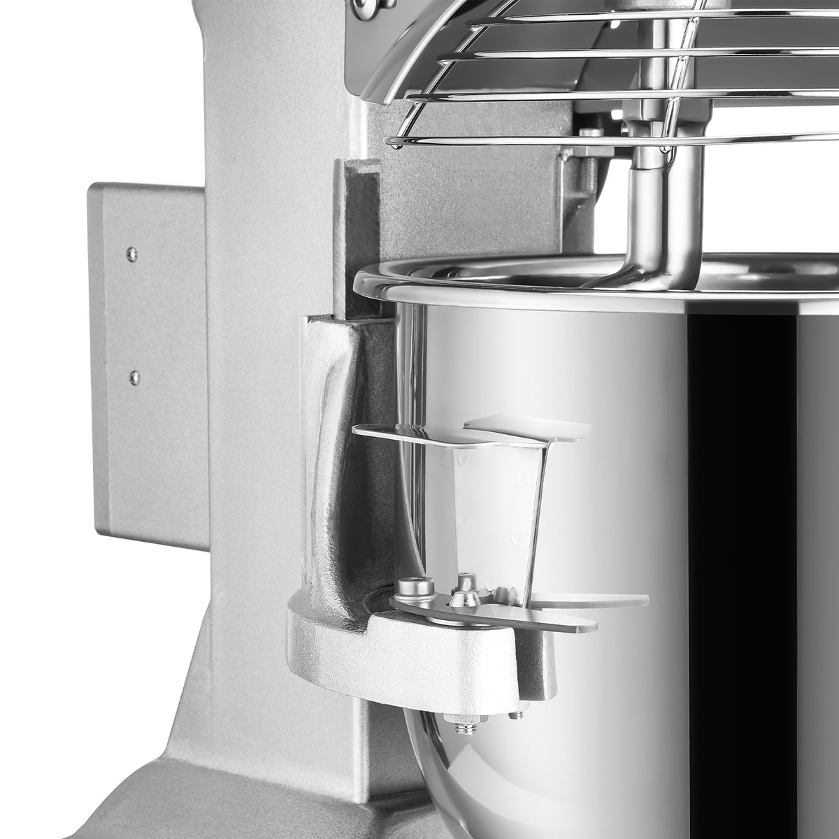 SucceBuy Mezclador de alimentos comercial 10Qt 450W 3 velocidades ajustables 110/178/390 RPM batidor batidor de acero inoxidable resistente Premium
