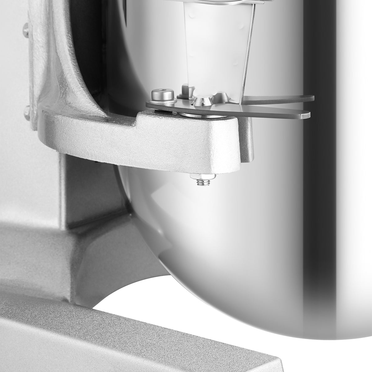 SucceBuy Mezclador de alimentos comercial 10Qt 450W 3 velocidades ajustables 110/178/390 RPM batidor batidor de acero inoxidable resistente Premium