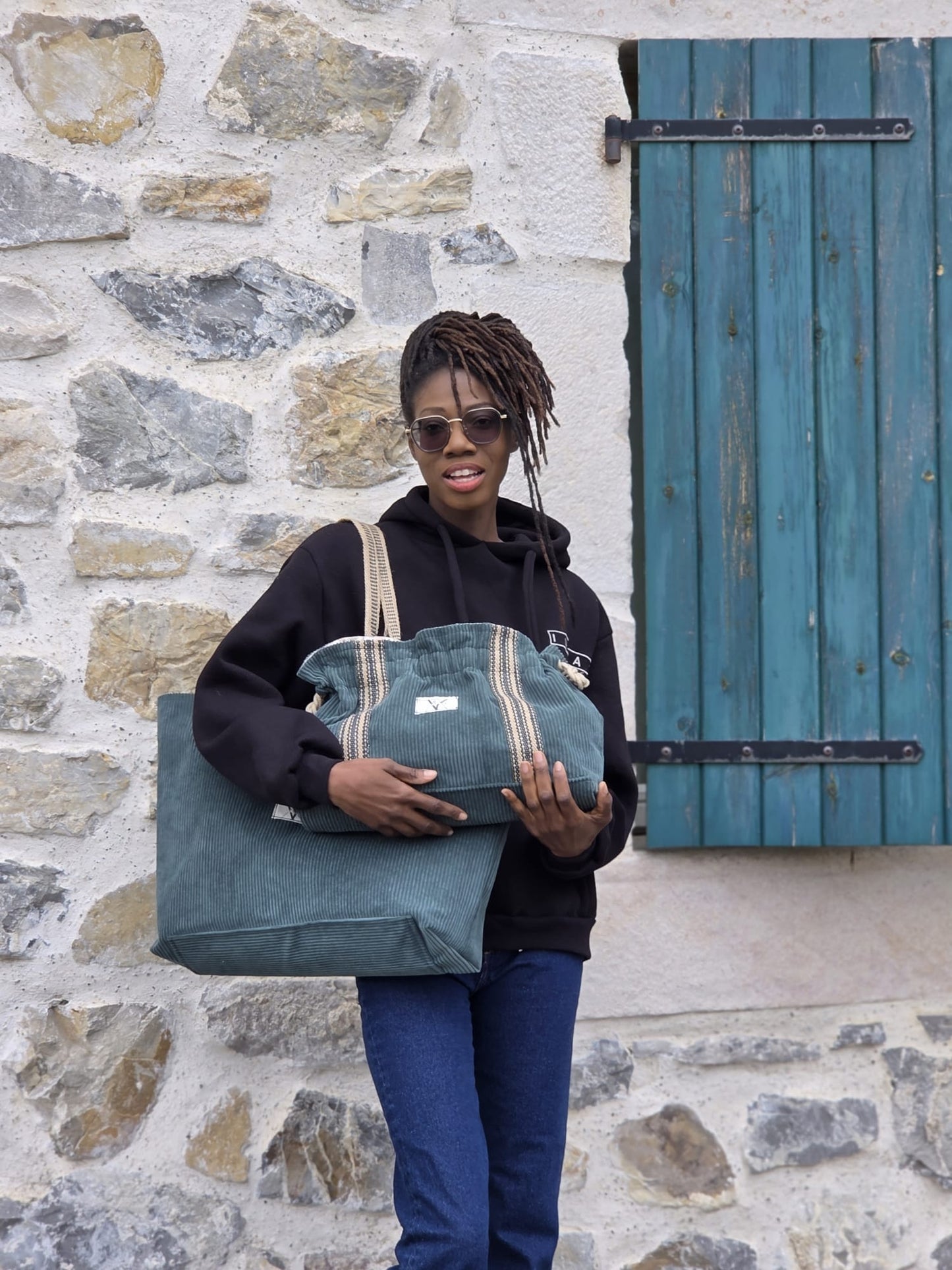 Bolsos Juego de 2 - Bolso de Hombro + Neceser a Juego